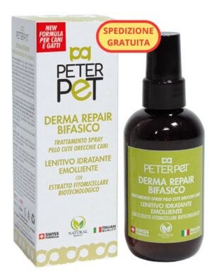 Derma Repair cute CANI e GATTI con acido ialuronico dermatiti lesioni irritazioni cattivi odori prurito 100 ml