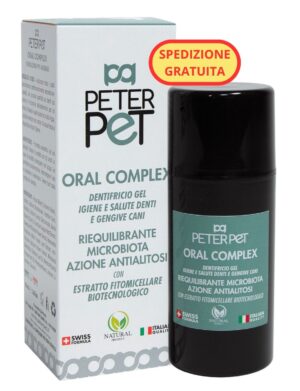 Oral Complex dentifricio cani igiene denti gengive antialitosi riequilibrante microbiota orale 100 ml