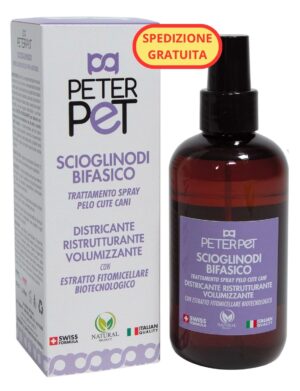 Scioglinodi cani con acido ialuronico agente districante naturale volumizzante 200 ml